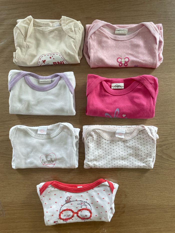 Lot 7 bodies manches courtes - photo numéro 9