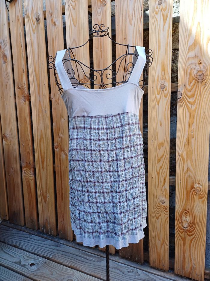 Jolie robe à carreaux Nothing Else taille L - photo numéro 5