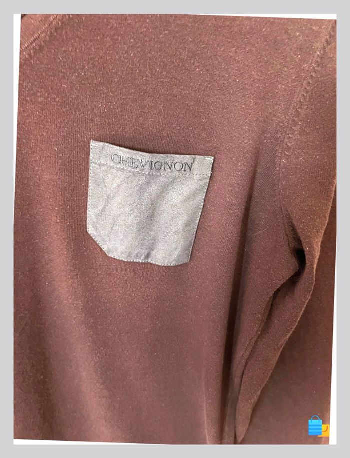 Pull léger Chevignon – Marron – Taille M – Homme - photo numéro 2