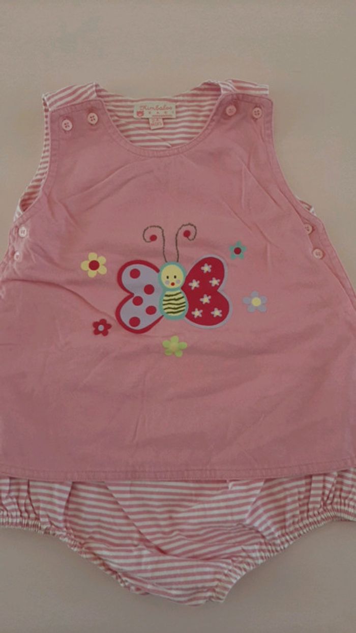 Ensemble bébé fille 24 mois rose neuf