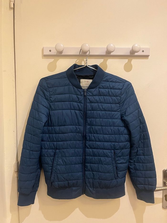 Doudoune bleu zara boys 13-14 ans