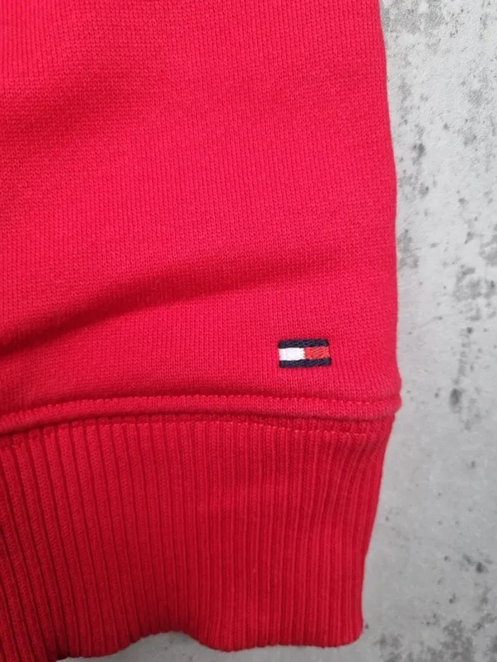 Robe sweat à capuche Tommy Hilfiger rouge S Femmes (mesures en photos) - photo numéro 7