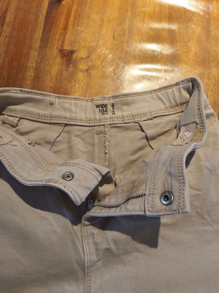 Joli pantalon wide fille 10 ans - photo numéro 3
