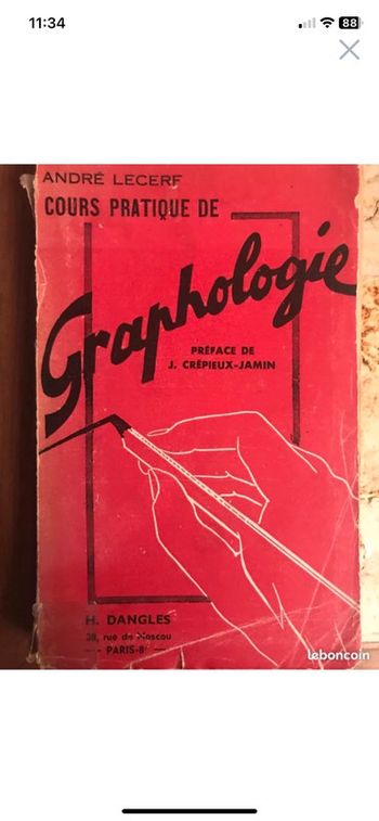 Cours pratique de graphologie