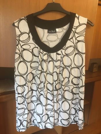 Haut noir/blanc Your Sixth Sense taille L