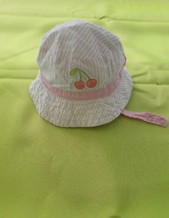 chapeau de soleil bb filles taille 38 cms 