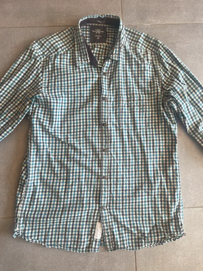 Chemise à carreau H&M M - photo numéro 2