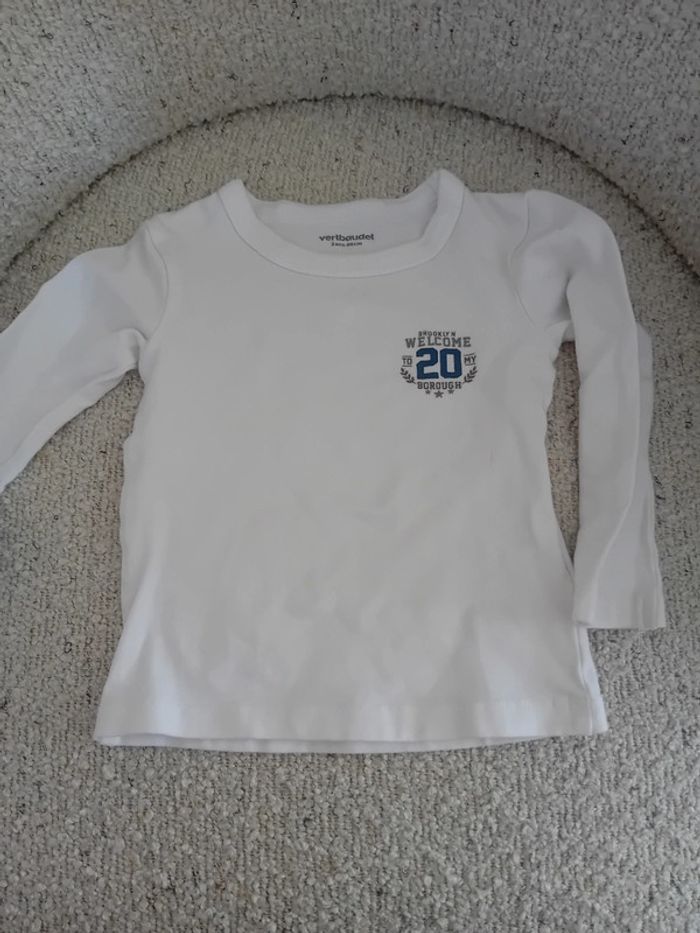 T shirt Manche longue 2 ans vertbaudet - photo numéro 2