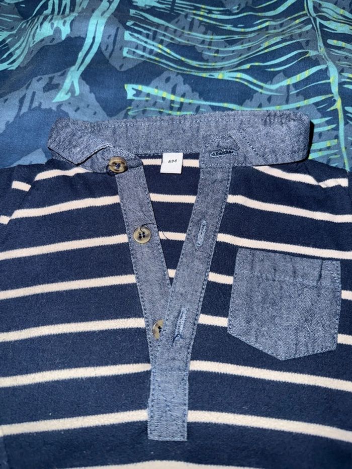 T shirt manches longues 6 mois - photo numéro 2