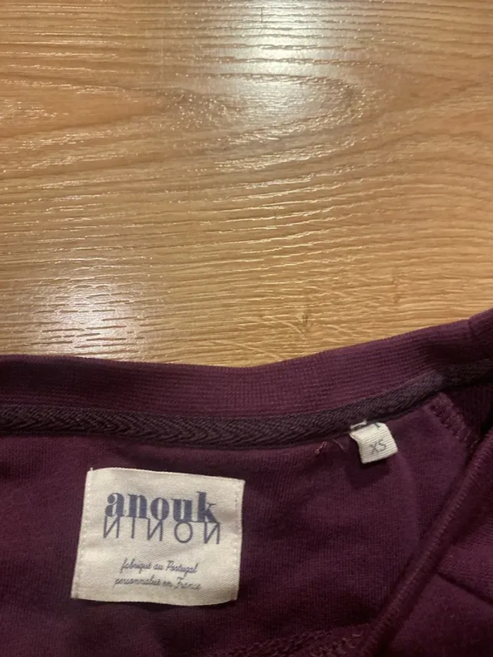 Sweat sans capuche femme taille XS - photo numéro 2