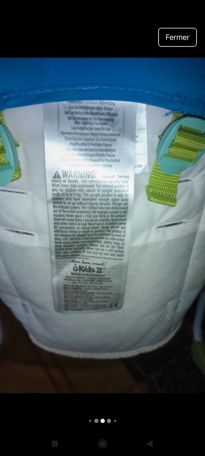 Transat bébé pas envoie via mondial Relay trop volumineux - photo numéro 3