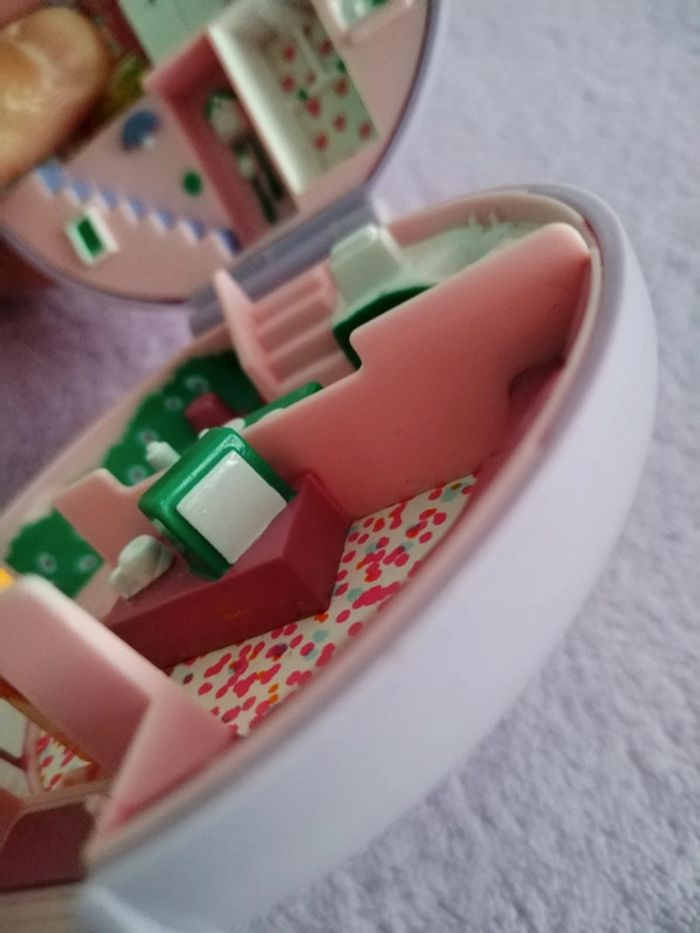 Polly Pocket vintage 1989 maison de Polly boîte ronde violette - photo numéro 7