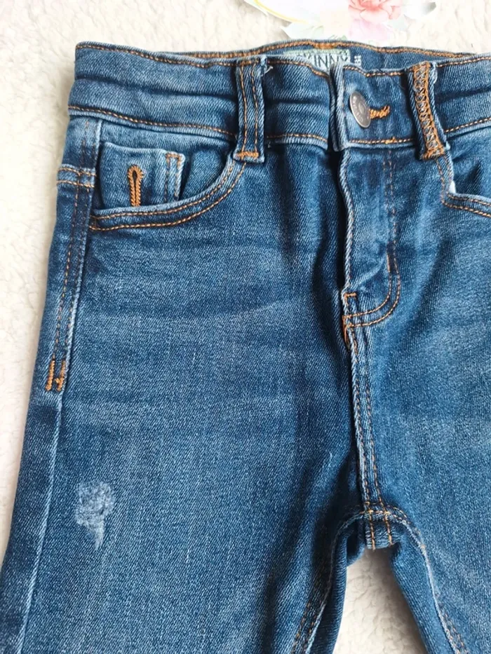 Jeans skinny kiabi bleu - photo numéro 2