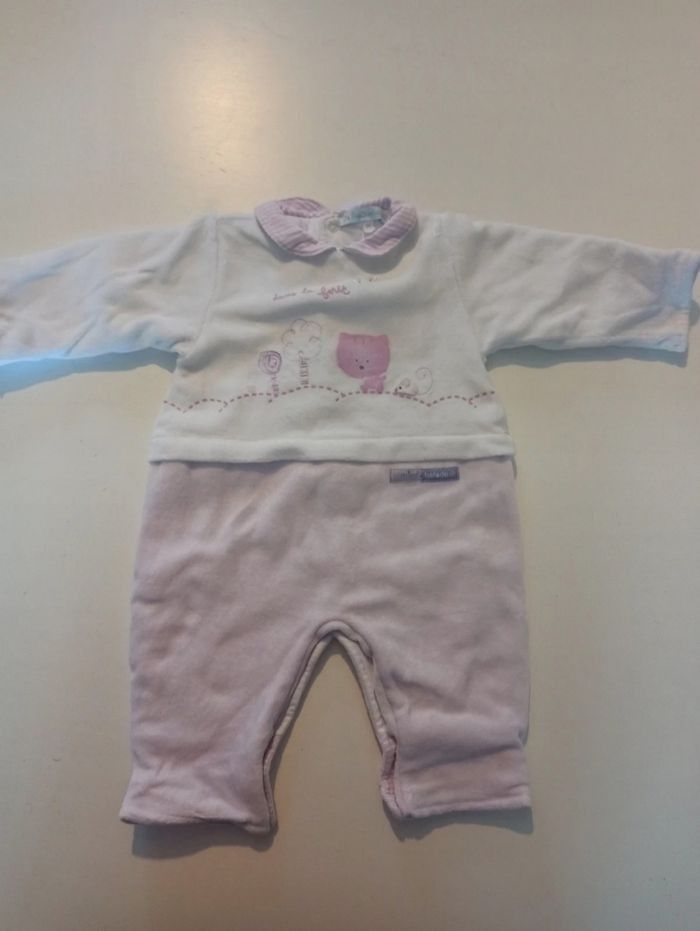 Grenouillère épaisse 3 mois sans pied