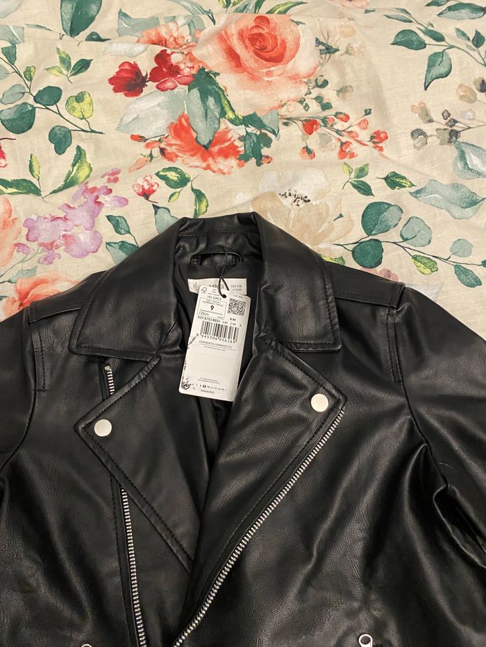 Veste similicuir mango fille 9 ans - photo numéro 3