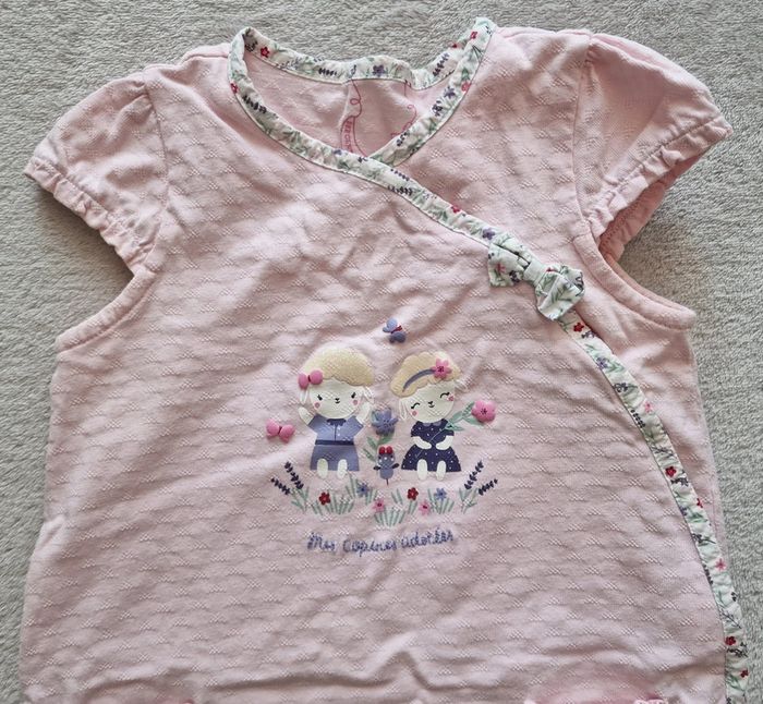 Combicourte rose clair - 18M - Sergent Major (TBE) - photo numéro 3