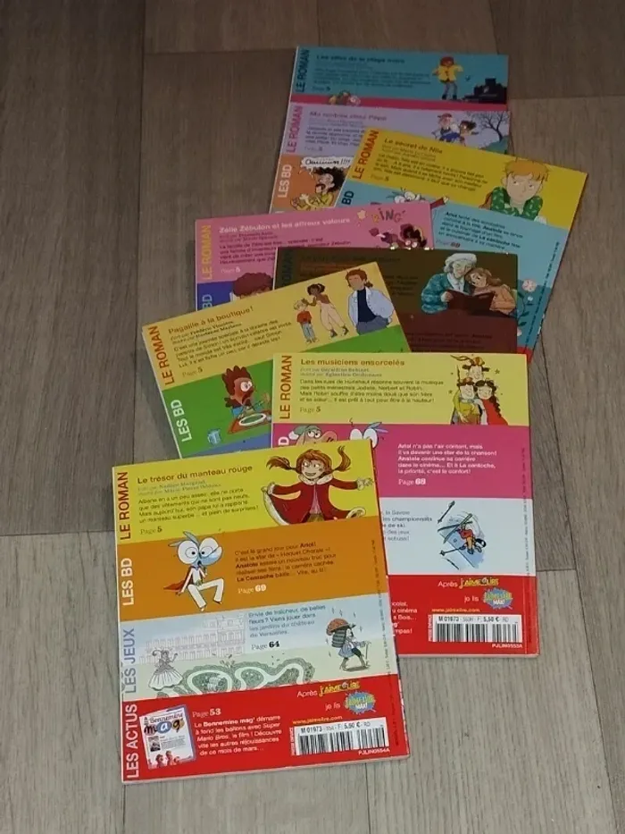 Lot de 8 magazines J’aime lire année 2022-23 L054 - photo numéro 4