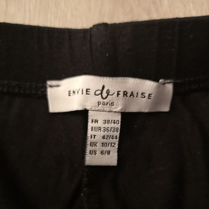 Legging court noir grossesse envie de fraise - photo numéro 2