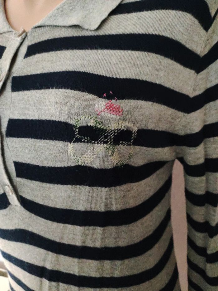 Pull rayé Burton taille S - photo numéro 4