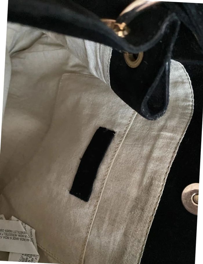 Sac Zara velours noir - photo numéro 2