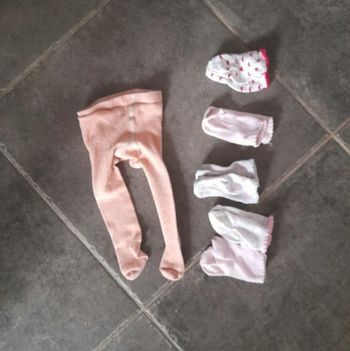 Lot collants et chaussettes 18/20