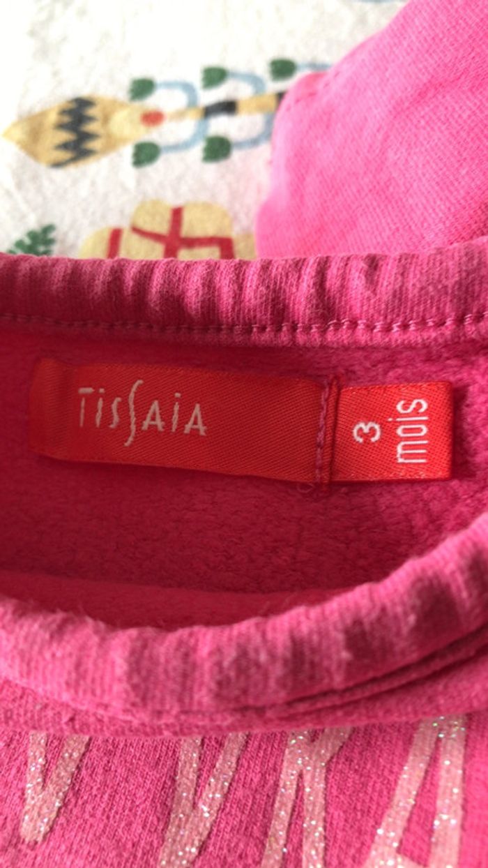 Robe sweat-shirt rose - photo numéro 3