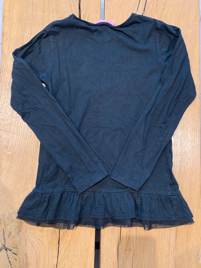 Tee-shirt manches longues noir So Rock  fille 10 ans (140) NKY - photo numéro 2