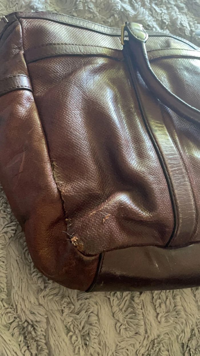 Sac cuir Massimo Dutti - photo numéro 5