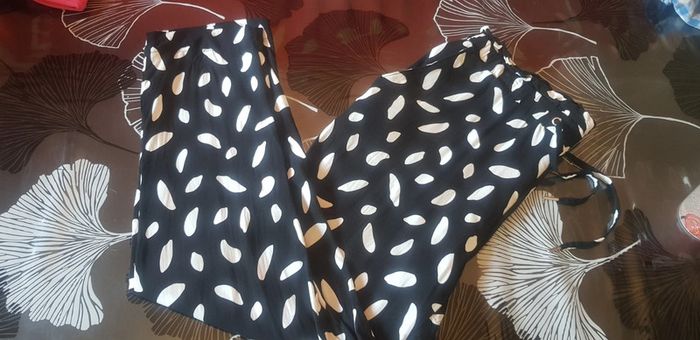 Pantalon fluide motif