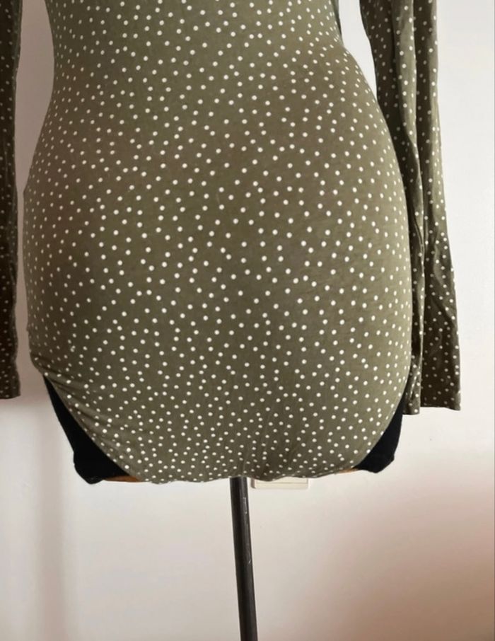 Bodies vert à pois taille S de chez Kiabi en très bon état - photo numéro 6