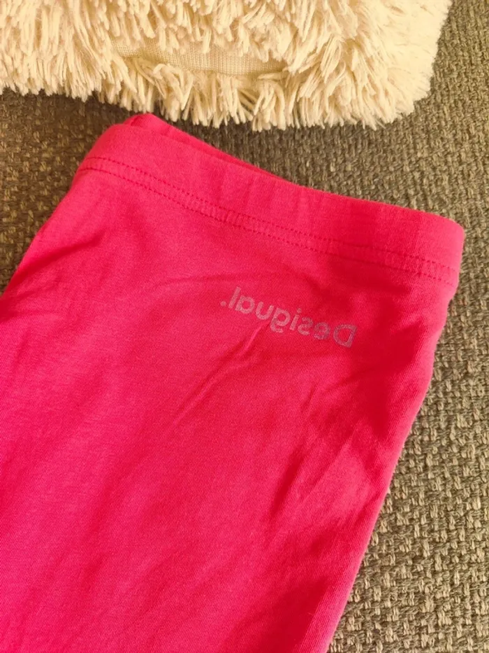 Legging Desigual rose fushia papillon - photo numéro 2