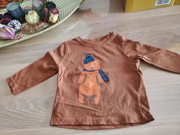 Tee-shirt manches longues gemo 6 mois
