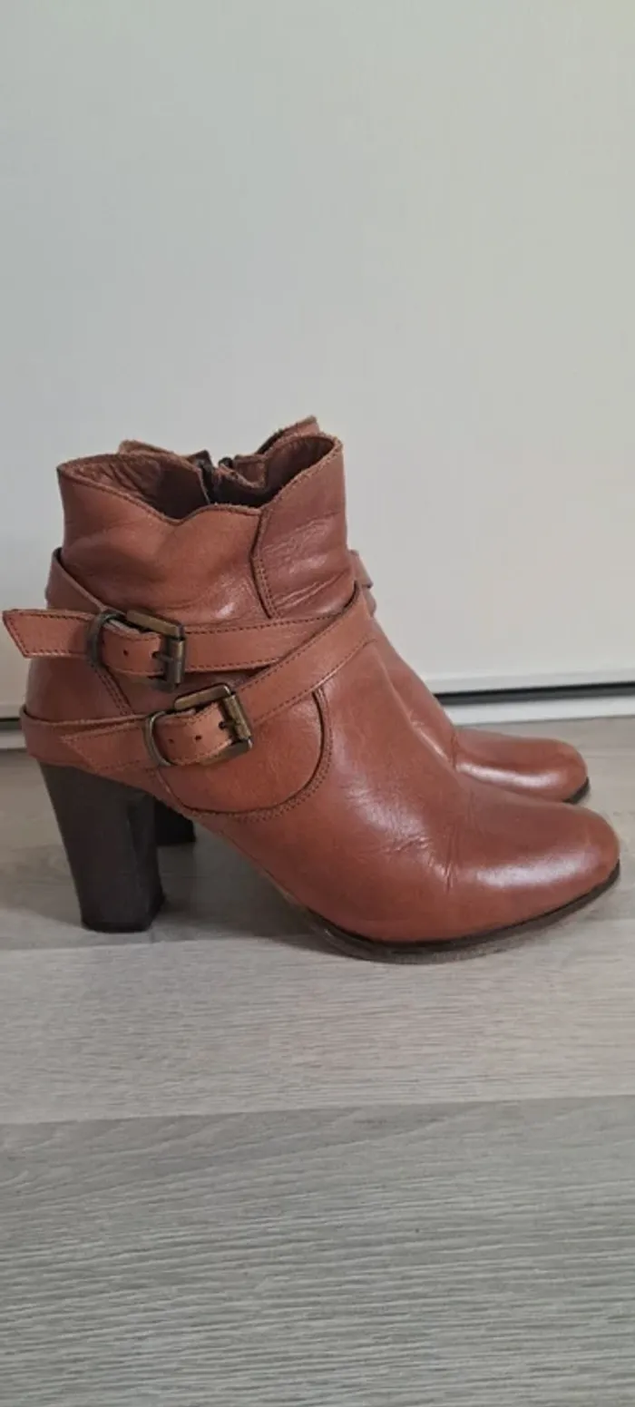 Bottines camel 38 - photo numéro 3