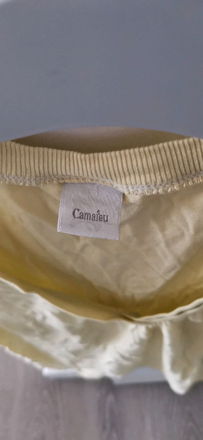 T shirt jaune - photo numéro 2