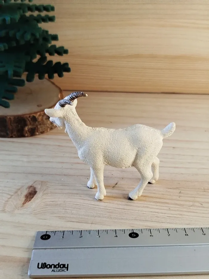 Schleich chèvre blanche Figurine animal de la ferme - photo numéro 4
