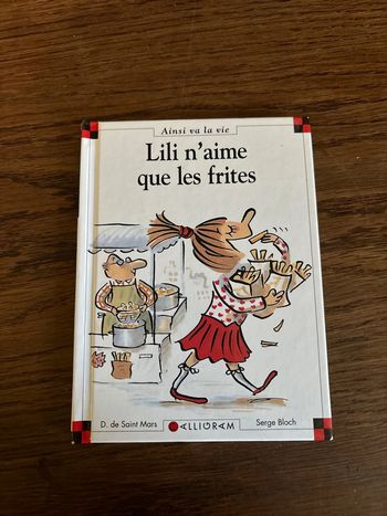 Livre, Lily n’aime que les frites