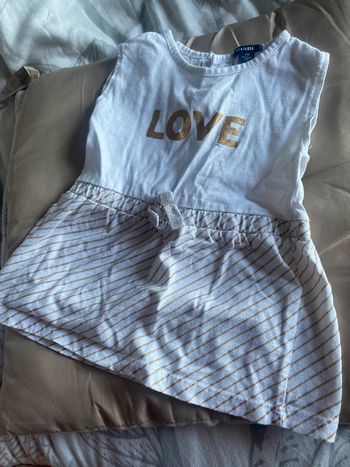Robe bébé manche courte Kiabi 6 mois
