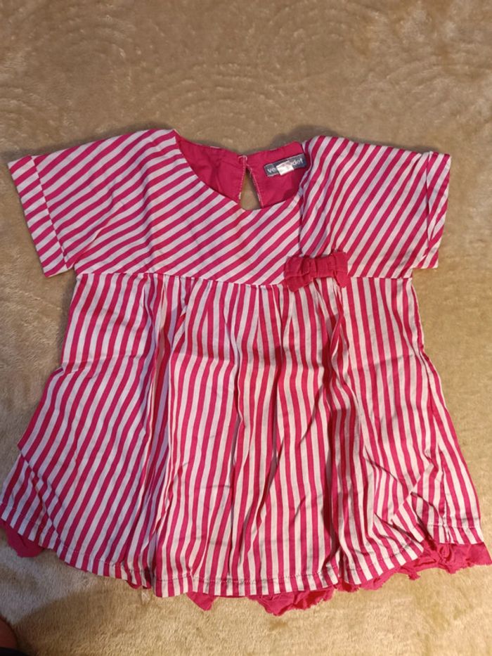 Blouse et short en jean 3 ans - photo numéro 5