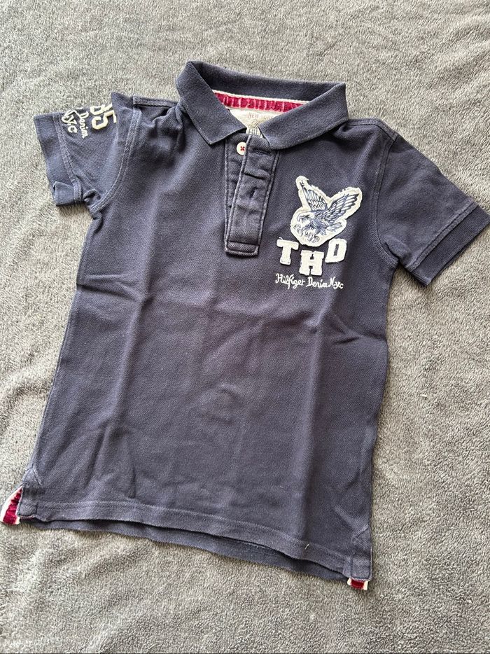Polo Tommy bleu marine