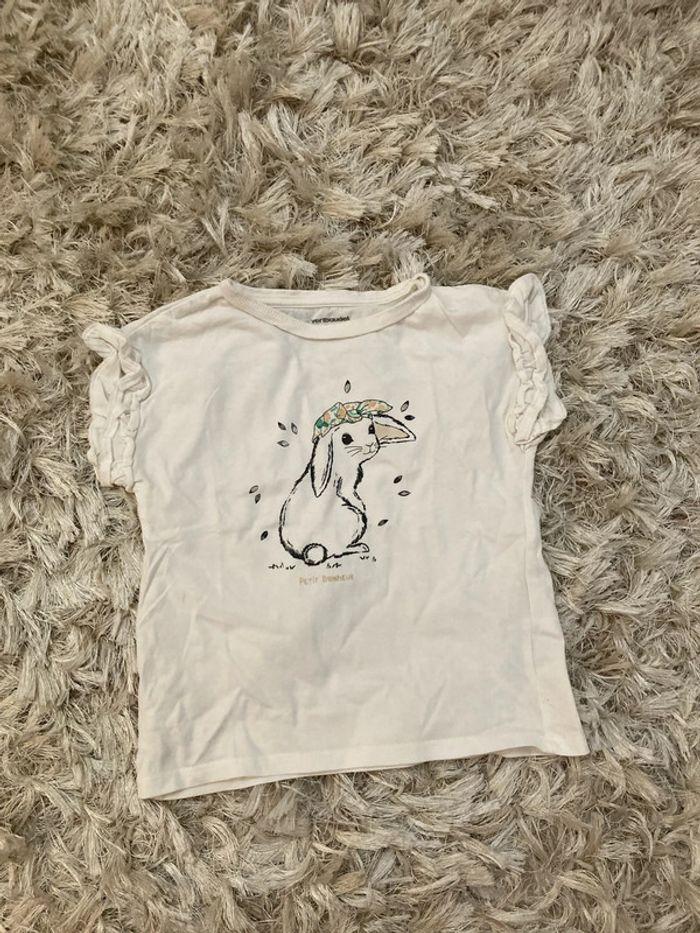 T-shirt lapin 3 ans