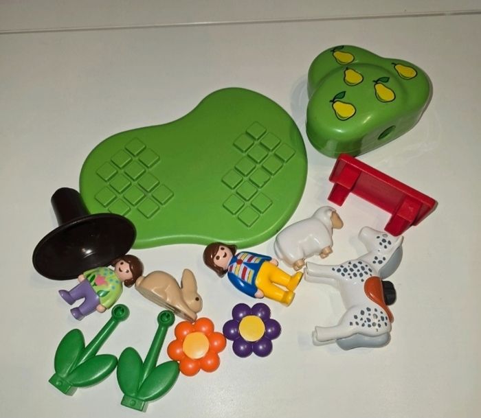 123 playmobil 6757 le square des animeaux complet - photo numéro 2