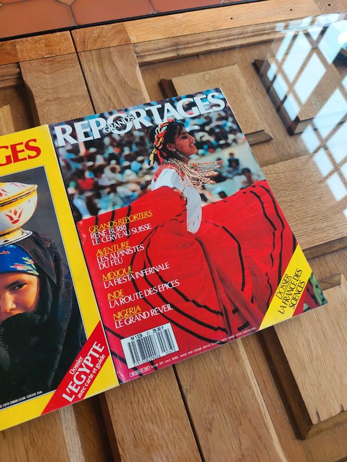 Lot de 2 magazines Vintage Grands Reportages 1987 - photo numéro 3
