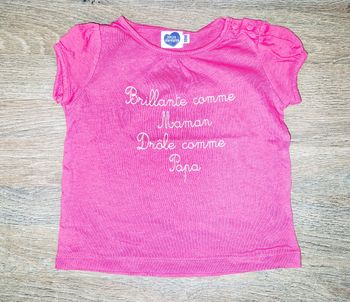 Tee-shirt manches courtes
18 mois