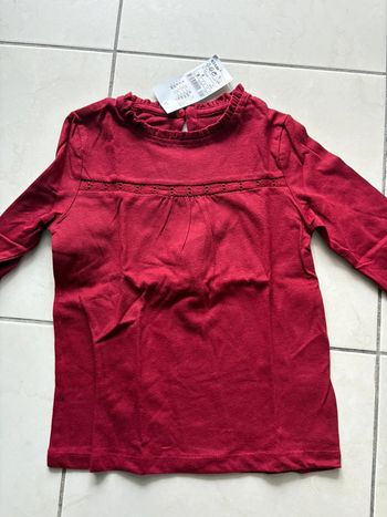 Tee shirt kiabi bordeaux