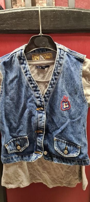 Gilet en jean  12 ans