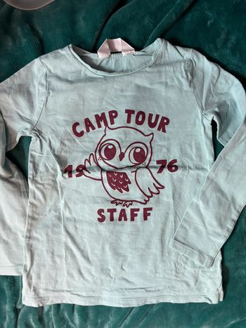 T-shirt hibou 8 ans