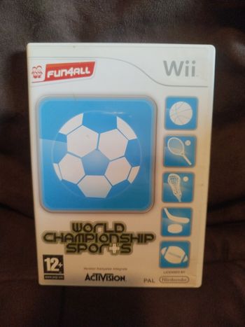 Boite vide world championship sports - Nintendo Wii