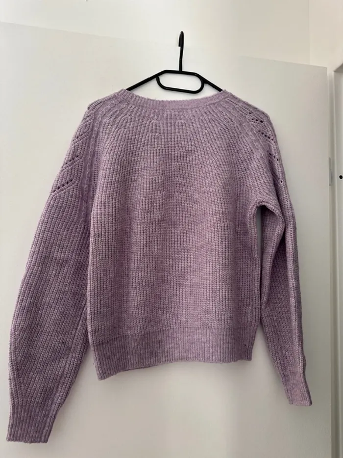 Pull d’hiver violet Gemo - photo numéro 5