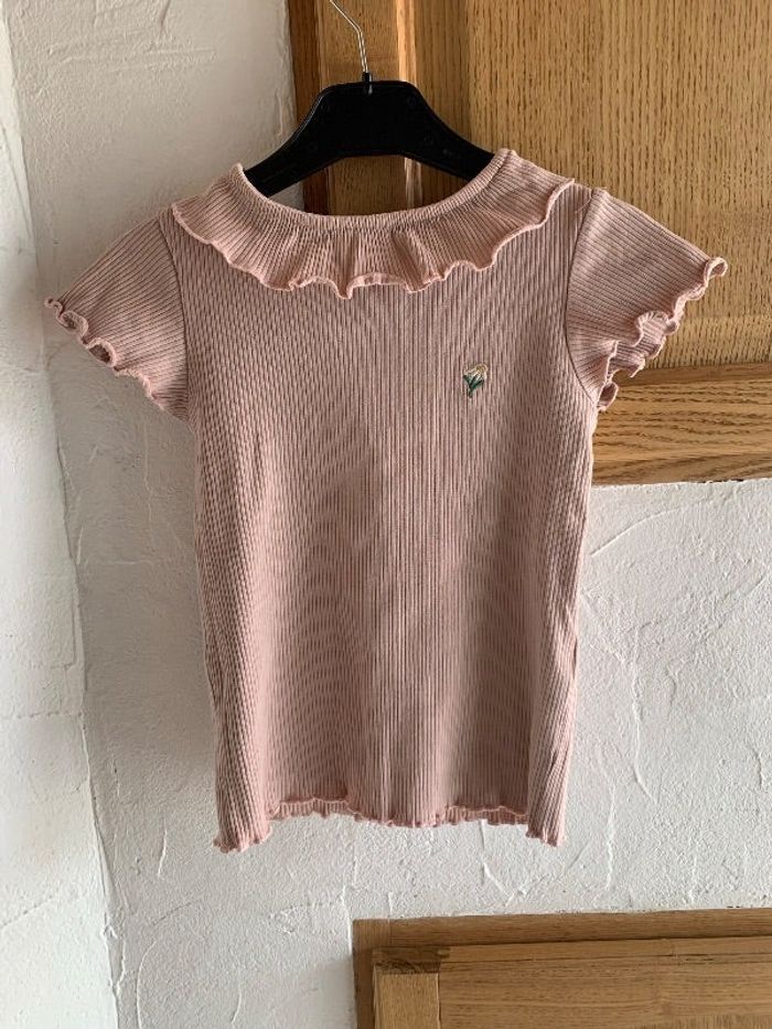 T-shirt côtelé 8 ans