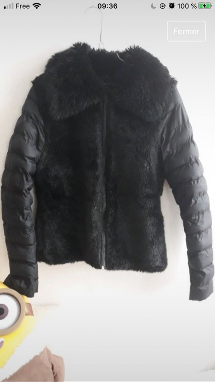 Manteau fausse fourrure